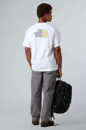 North Face חולצת טי אוברסייז Bubble Logo