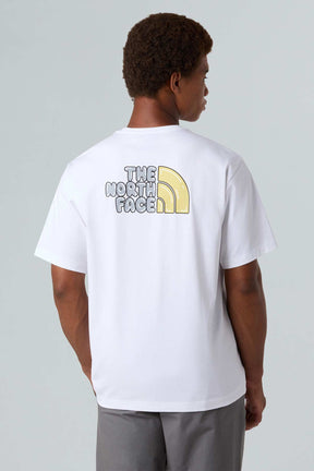 North Face חולצת טי אוברסייז Bubble Logo