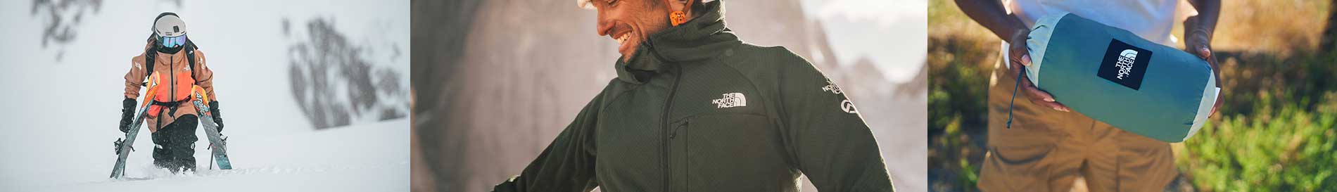 The North Face Models and Camping Gear