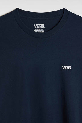 Vans חולצת טי-שירט Left Chest Logo בצבע נייבי לגברים