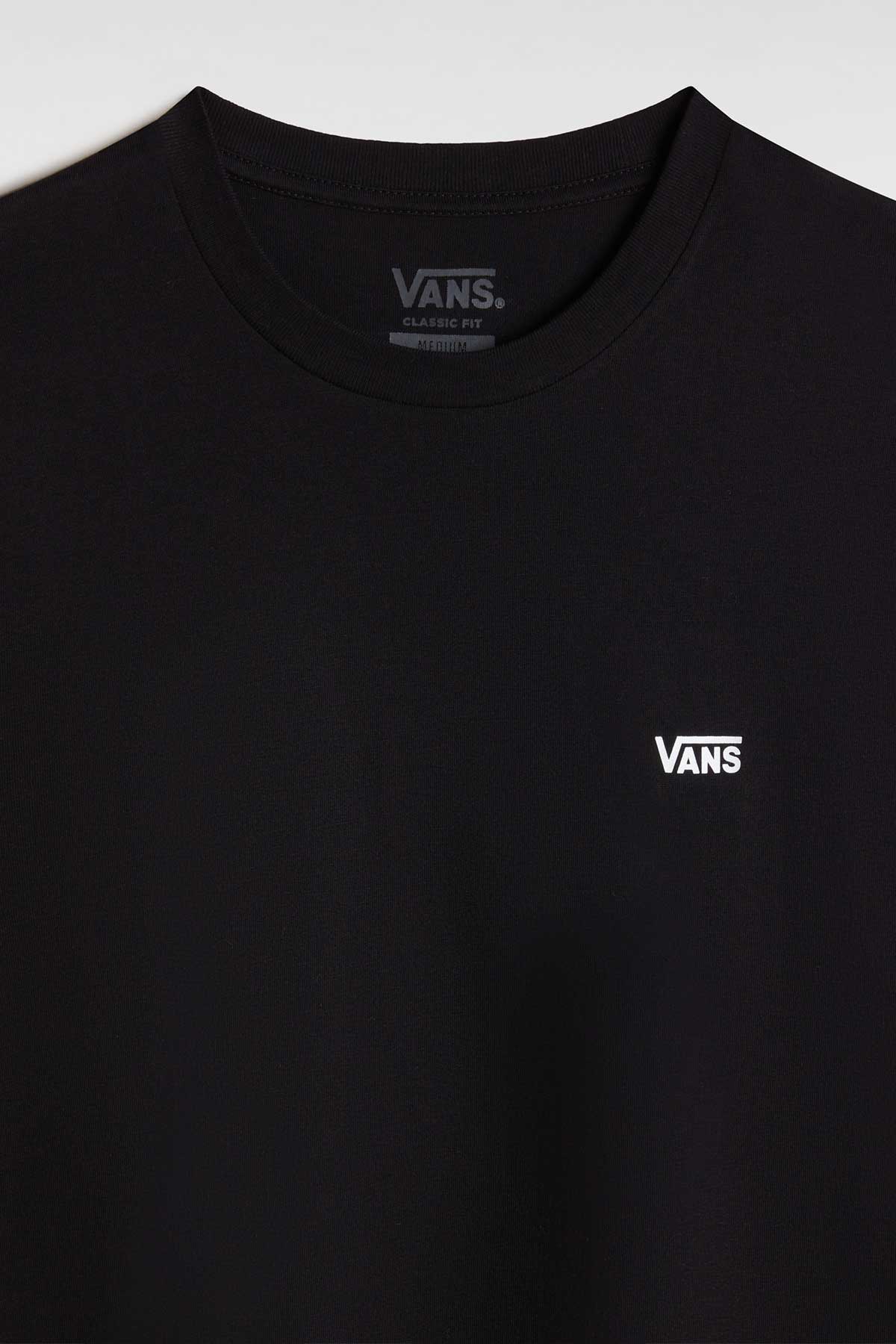 Vans חולצת טי-שירט Left Chest Logo בצבע שחור לגברים