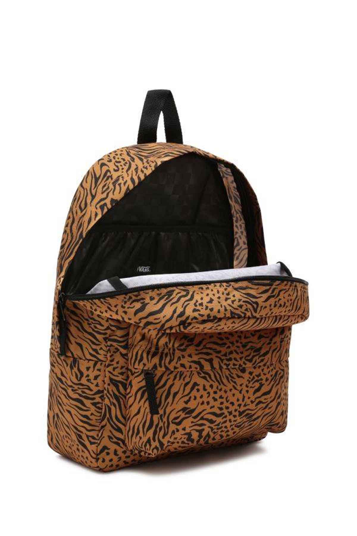 תיק בית ספר Vans Realm Backpack בצבע מנומר