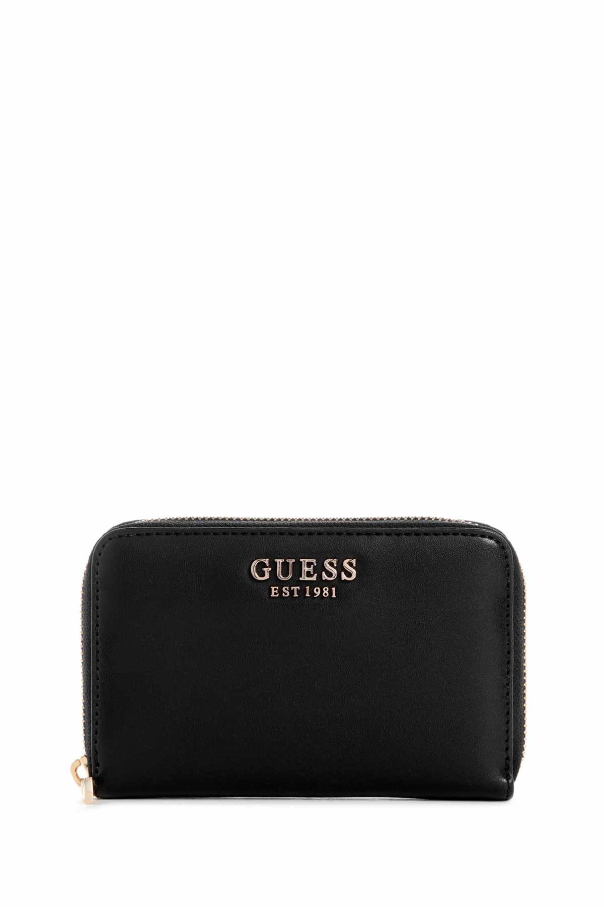 Guess ארנק דמוי עור בינוני Laurel SLG Medium Zip Around לנשים