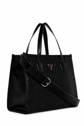 Guess תיק צד גדול Silvana Comp Tote לנשים