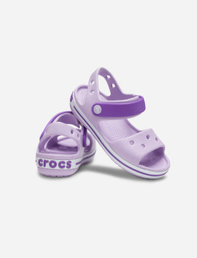 Crocs Crocband Sandal Kids - סנדל קרוקס קרוקבנד לילדים בצבע לבנדר/סגול נאון-Crocs-23-24-נאקו