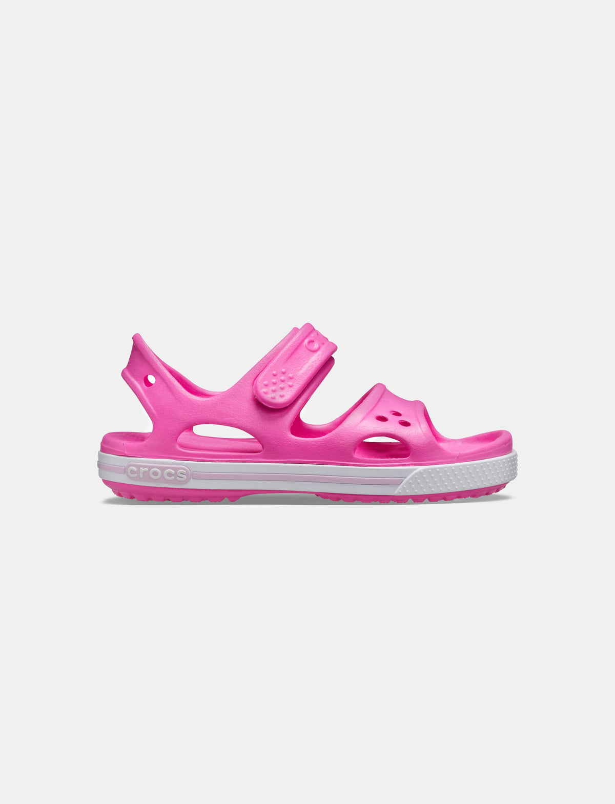 Crocs Crocband II Sandal - סנדלים לילדים קרוקס בצבע EL ורוד מבריק-Crocs-27-28-נאקו