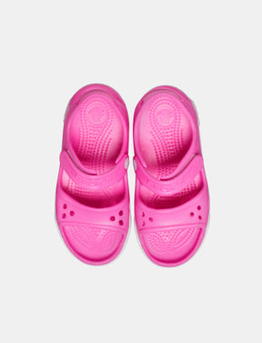 Crocs Crocband II Sandal - סנדלים לילדים קרוקס בצבע EL ורוד מבריק-Crocs-27-28-נאקו