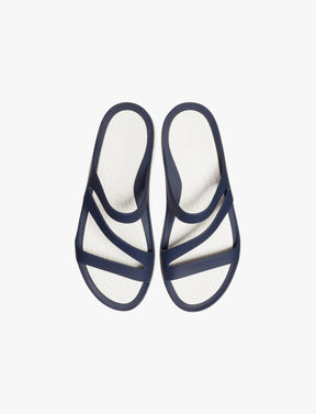 Crocs Swiftwater Sandal - כפכפים לנשים קרוקס רצועות בצבע נייבי/לבן-Crocs-41-42-נאקו