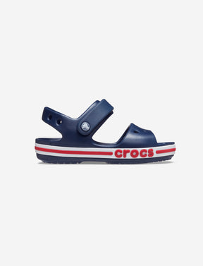 Crocs Bayaband Sandal K - סנדלים לילדים קרוקס בצבע נייבי/פפר-Crocs-27-28-נאקו