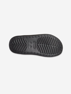 Crocs Classic Cozzzy Sandal - כפכפי קרוקס פרווה לנשים בצבע שחור/שחור-Crocs-36-37-נאקו