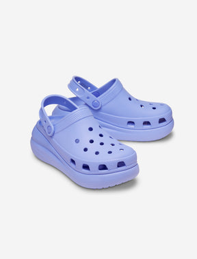 Crocs Classic Crush Clog - כפכפי פלטפורמה קרוקס קראש לנשים בצבע סגול דיגיטל-Crocs-37-38-נאקו