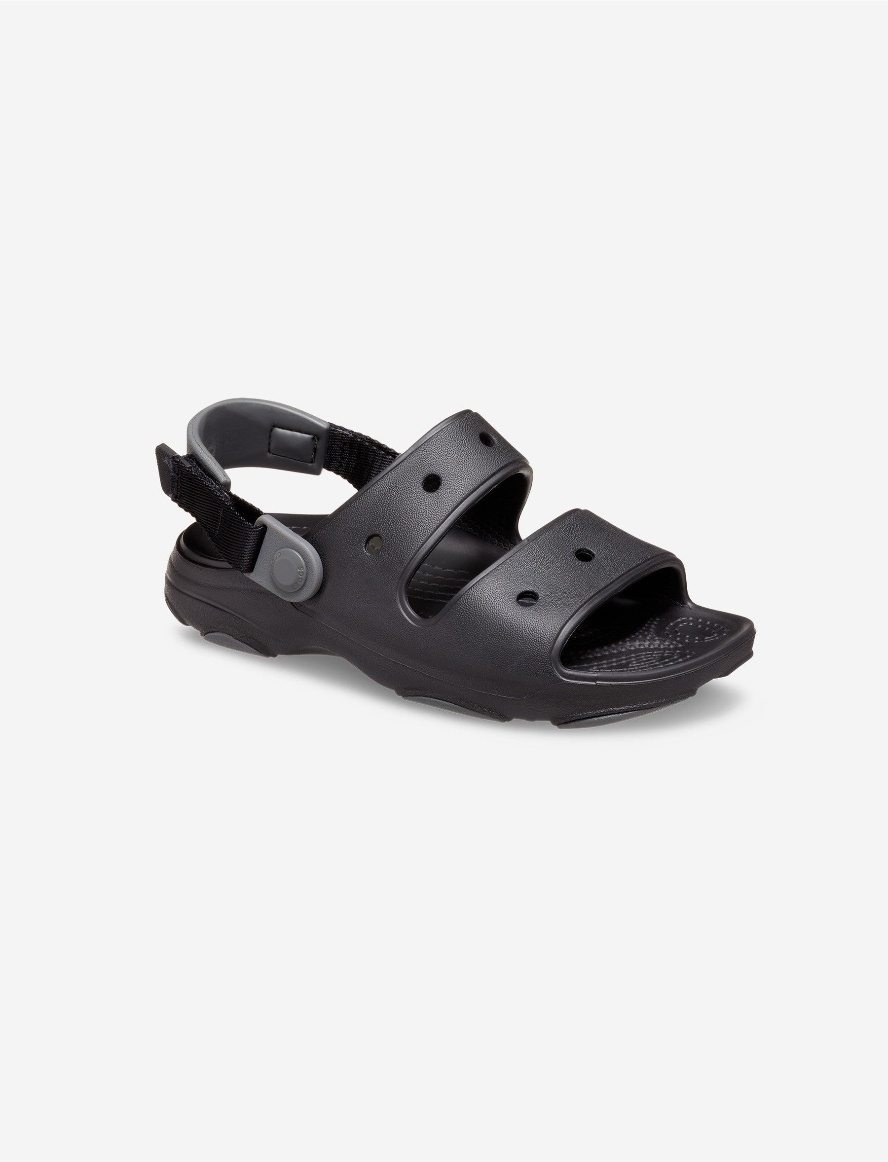 Crocs Classic All-Terrain Sandal K - סנדלי קרוקס לבנים בצבע שחור-Crocs-28-29-נאקו