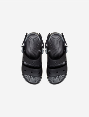 Crocs Classic All-Terrain Sandal K - סנדלי קרוקס לבנים בצבע שחור-Crocs-28-29-נאקו