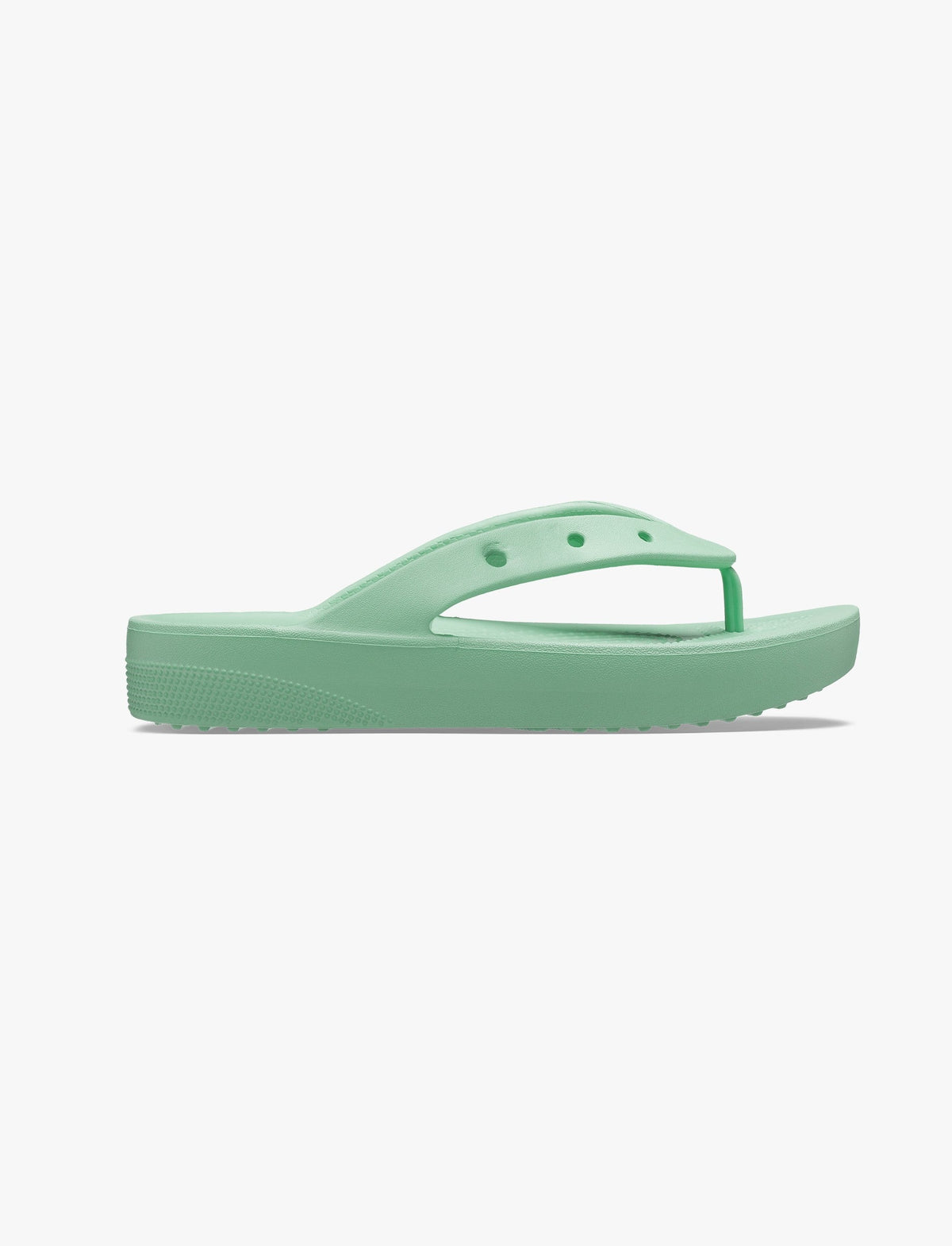 Crocs Classic Platform Flip - כפכפי אצבע פלטפורמה לנשים קרוקס בצבע ג'ייד-Crocs-41-42-נאקו
