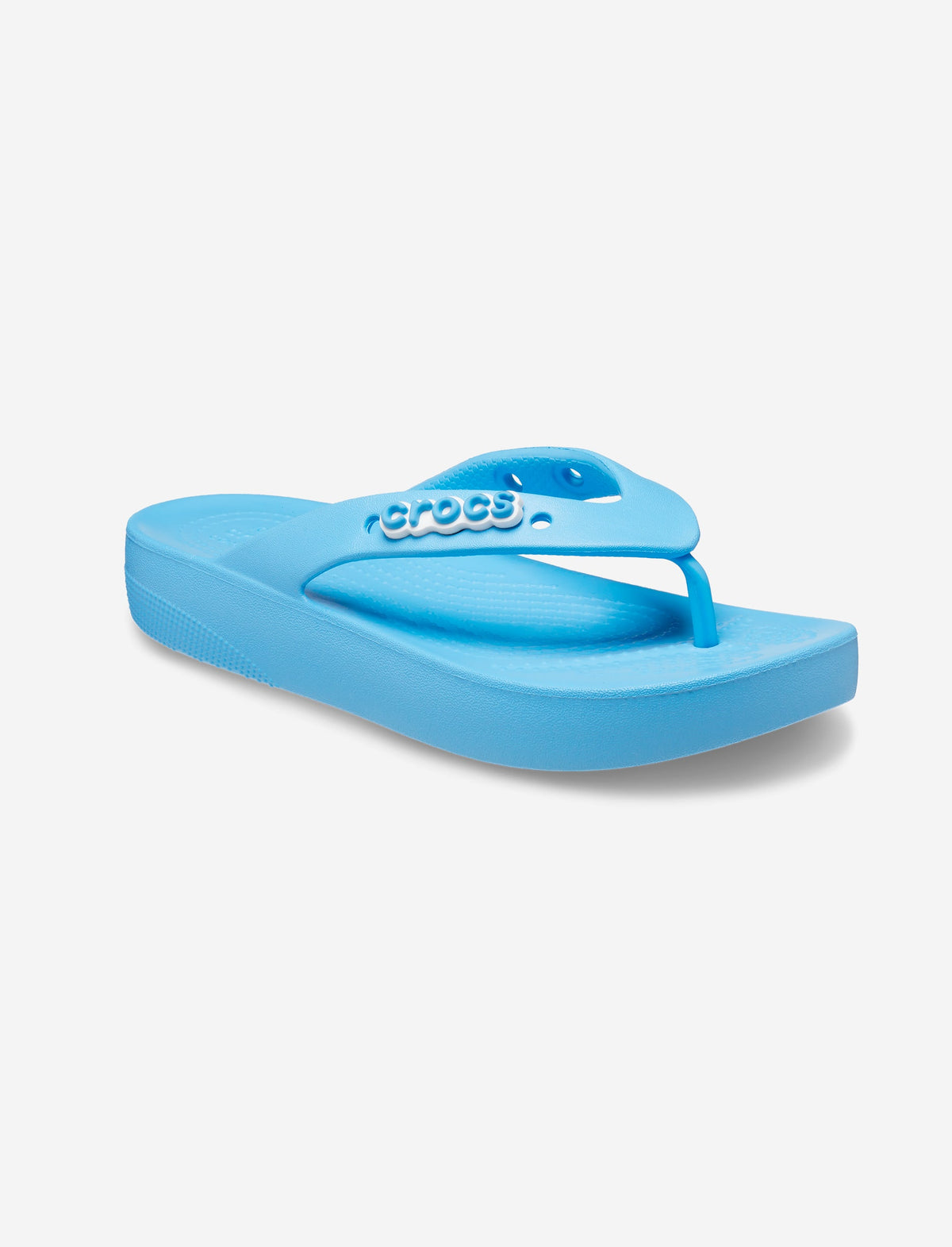 Crocs Classic Platform Flip - כפכפי אצבע פלטפורמה לנשים קרוקס בצבע חמצן-Crocs-41-42-נאקו