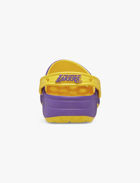 Crocs NBA Los Angeles Lakers Classic Clog - כפכפי קלוג קרוקס עם הדפס לוס אנג'לס לייקרס-Crocs-43-44-נאקו