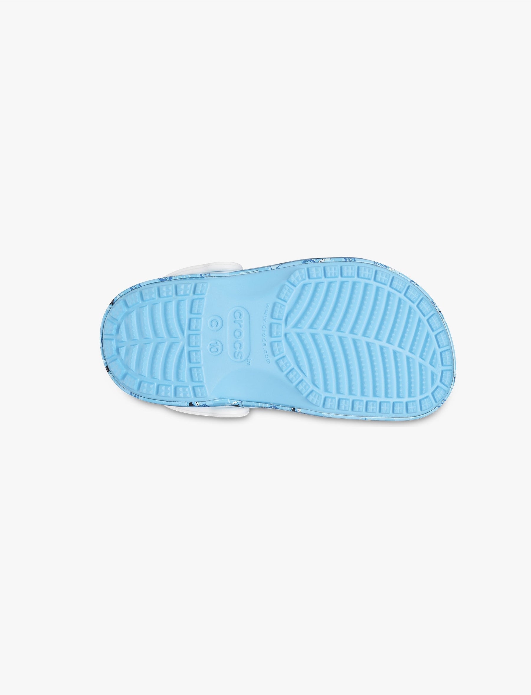 Crocs Toddlers’ Cookie Monster Classic Clog - כפכפי קלוג קרוקס בעיצוב עוגיפלצת מרחוב סומסום לילדים בצבע תכלת-Crocs-19-20 (4)-נאקו