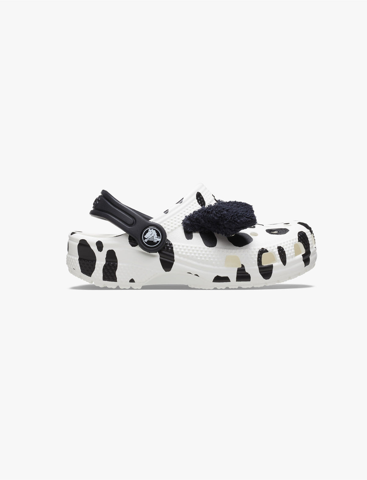 Crocs Classic I AM Dalmatian Clog T - כפכפי קלוג קרוקס לפעוטות בצבע שחור/לבן ובעיצוב דלמטי-Crocs-27-28-נאקו