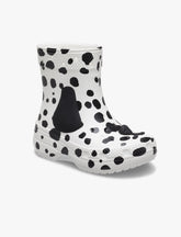 Crocs Classic I AM Dalmatian Boot T - מגפי קרוקס לילדים בהדפס דלמטים בצבע לבן/שחור-Crocs-27-28-נאקו