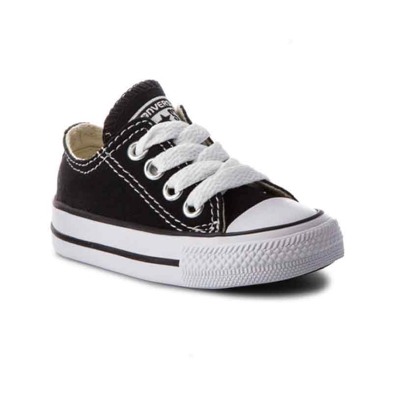 אולסטאר נעלי סניקרס נמוכות בצבע שחור לתינוקות-Converse All Star-18-נאקו