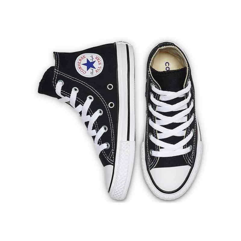 אולסטאר נעלי סניקרס גבוהות שחורות לילדים-Converse All Star-27-נאקו