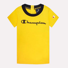 צ'מפיון חליפת בייסיק ילדים צהובה-Champion-6 ח-נאקו