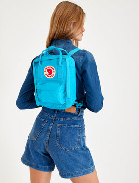 Fjallraven Kanken Mini - תיק גב קאן קן קלאסי מיני בצבע KN טורקיז עמוק-Kanken-One Size-נאקו