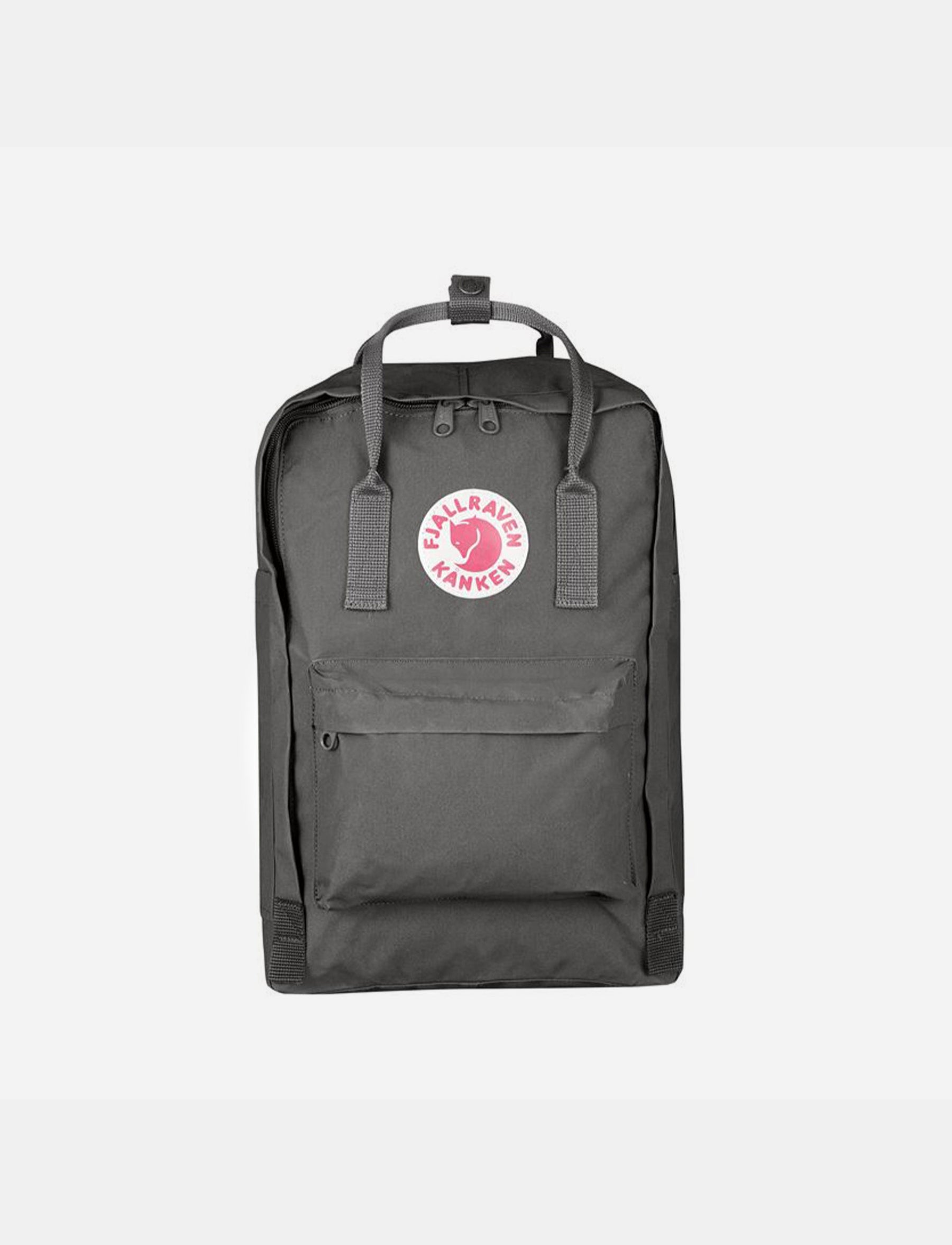 Fjallraven Kanken Laptop 15' - תיק לפטופ קאן קן בצבע KN סופר אפור-Kanken-One Size-נאקו