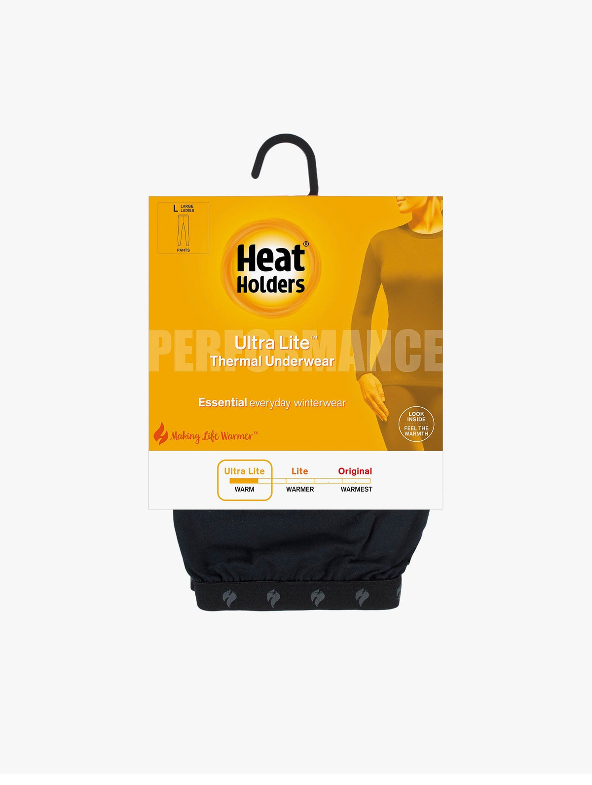 Heat Holders Ultra Lite - מכנסיים תרמים לנשים היט הולדרס בצבע שחור-Heat Holders-L-נאקו