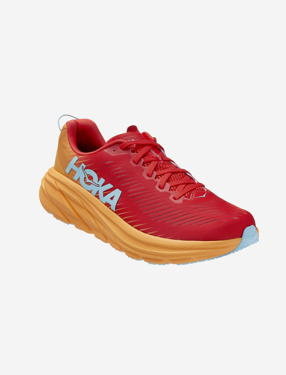 Hoka Rincon 3 Wide - נעלי ספורט גברים הוקה רינקון 3 רחבות בצבע פיאסטה/צהוב-Hoka-41-נאקו