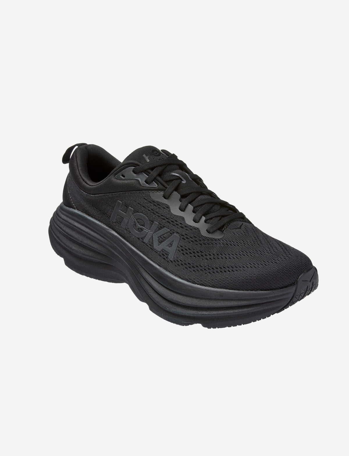 HOKA BONDI 8 X WIDE - 8 רחבות בצבע שחור/שחור X נעלי ספורט גברים הוקה בונדי-Hoka-41-נאקו