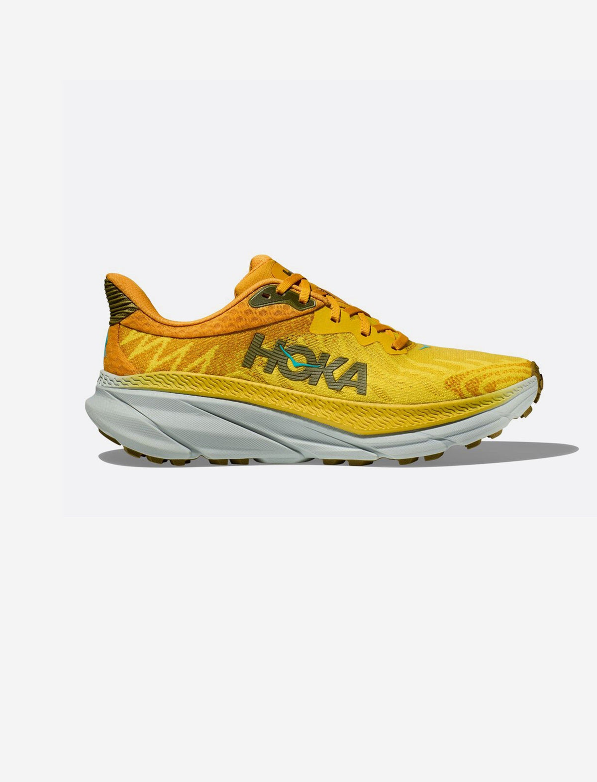 Hoka Challenger 7 - נעלי ספורט גברים הוקה צ'אלנג'ר 7 בצבע כתום פסיפלורה/צהוב-Hoka-41-נאקו