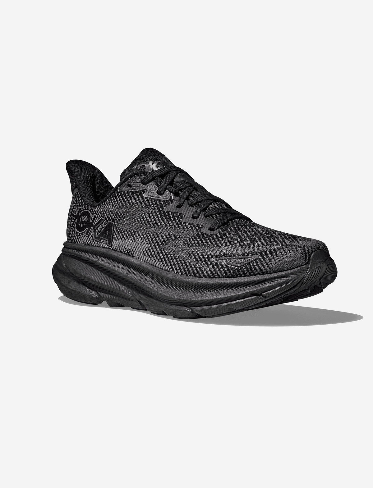 Hoka Clifton 9 - נעלי ספורט גברים הוקה קליפטון 9 בצבע שחור/שחור-Hoka-44-נאקו