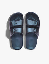 Freedom Moses - כפכפי מוזס בצבע כחול מטאלי-Freedom Moses-36-37-נאקו