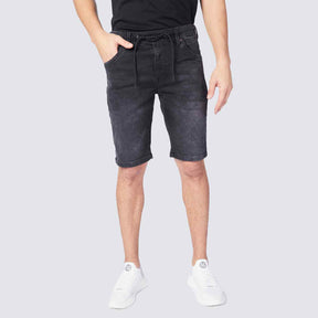 פפה ג'ינס שורט ג'ינס בצבע אפור כהה לגבר-Pepe Jeans London-28-נאקו