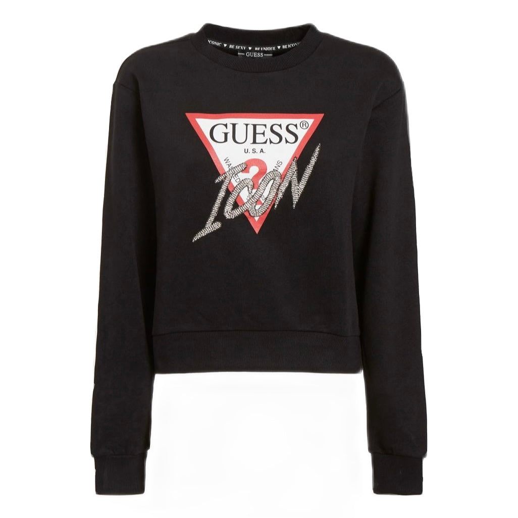 סוויטשירט גאס אייקון לנשים-Guess-XL-נאקו