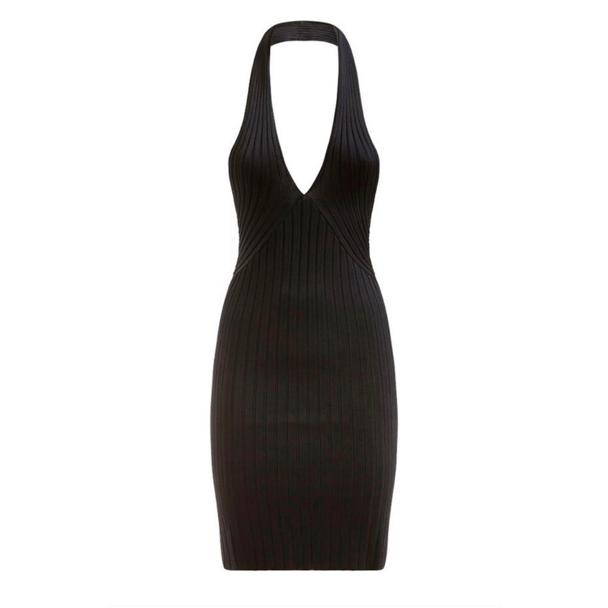 שמלת קרוס שחור גאס לנשים-Guess-XS-נאקו